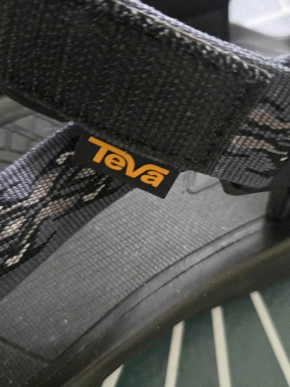 Teva Men’s Black Strappy Sandals